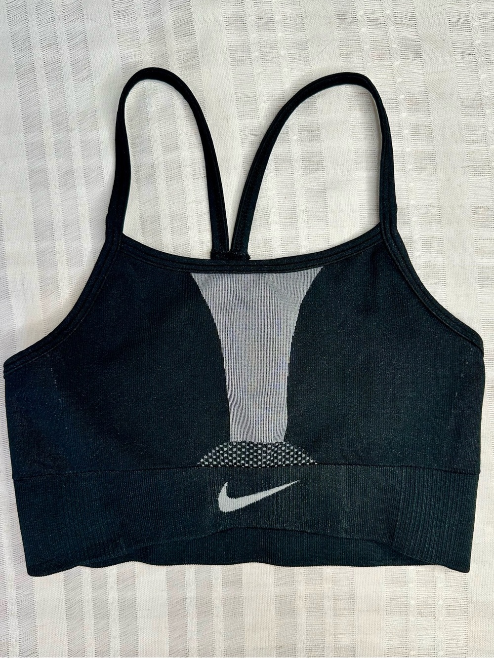 Nike Dri-FIT Black Seamless Sports Bra